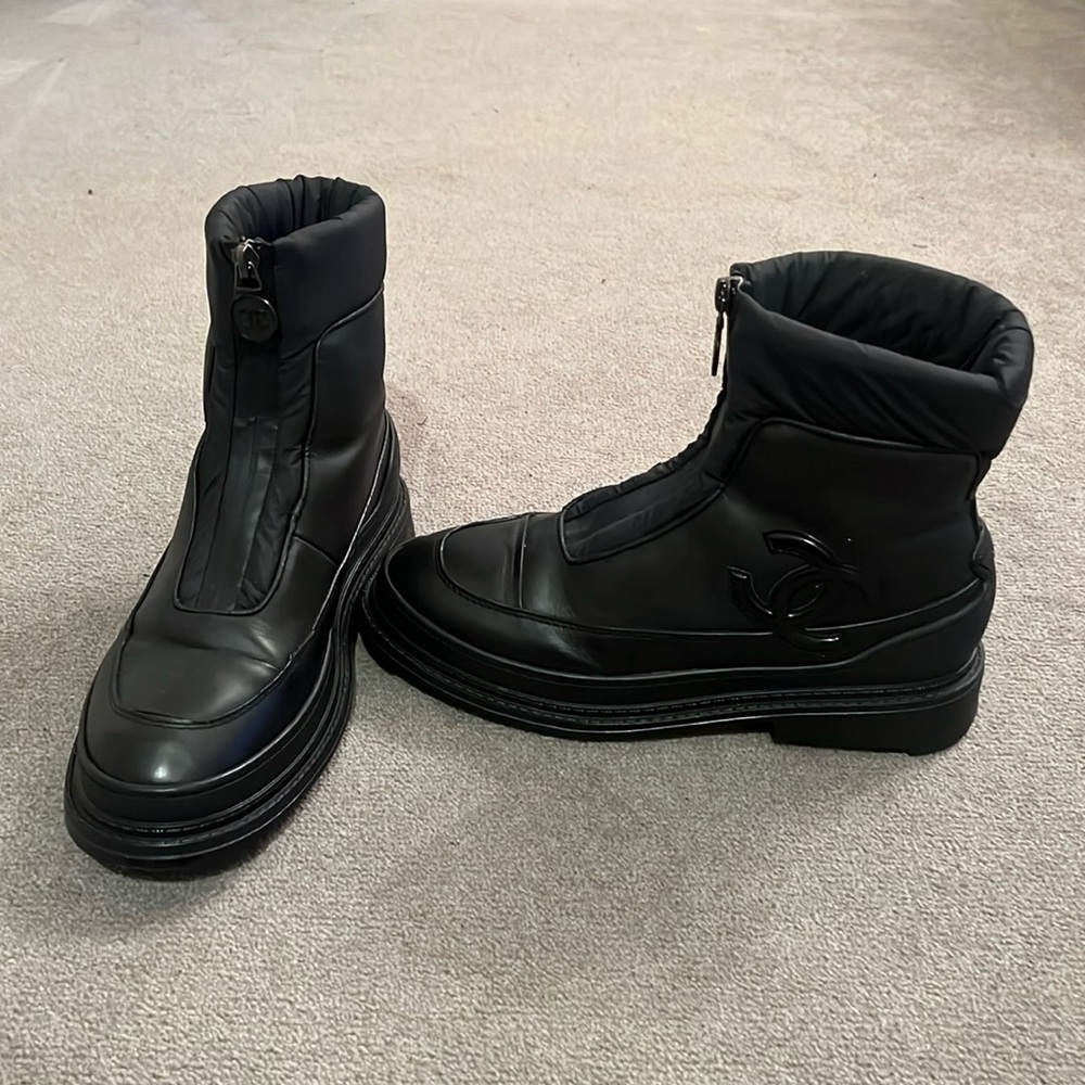 Chanel style boot